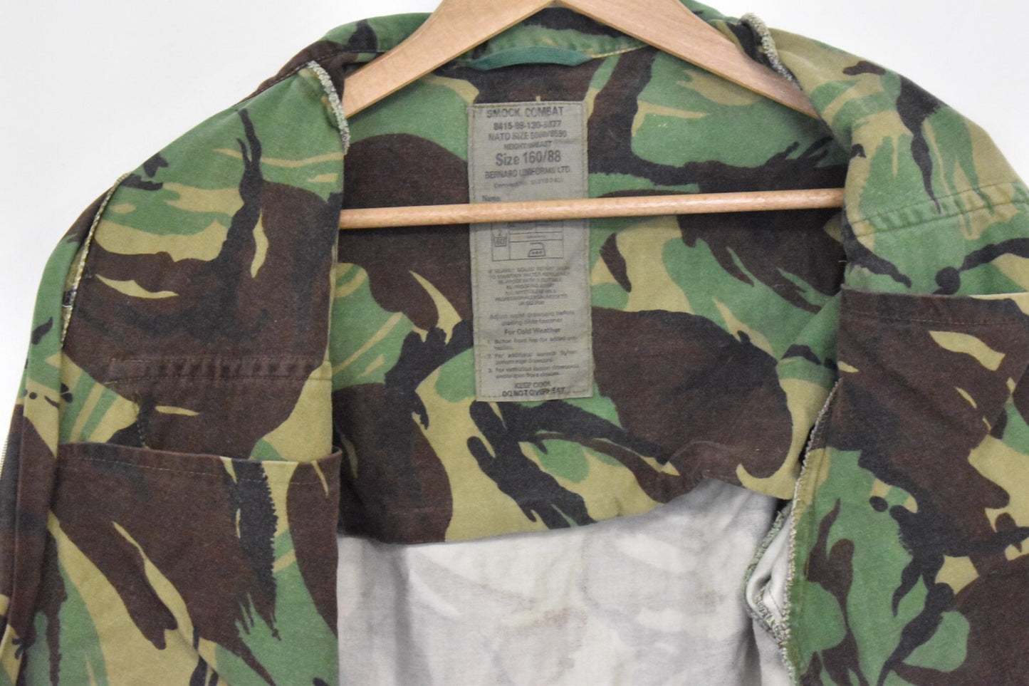 British Army DPM Combat Jacket Size 160/88 Camouflage Airsoft, Fishing Paintball