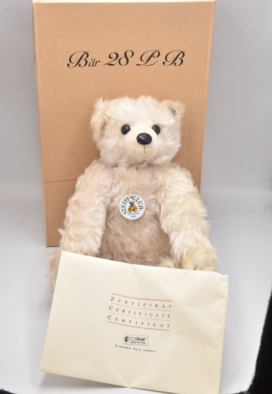 Steiff 28 PB Teddy Bear – Club Edition 2002 – Limited Edition 420290 – Boxed