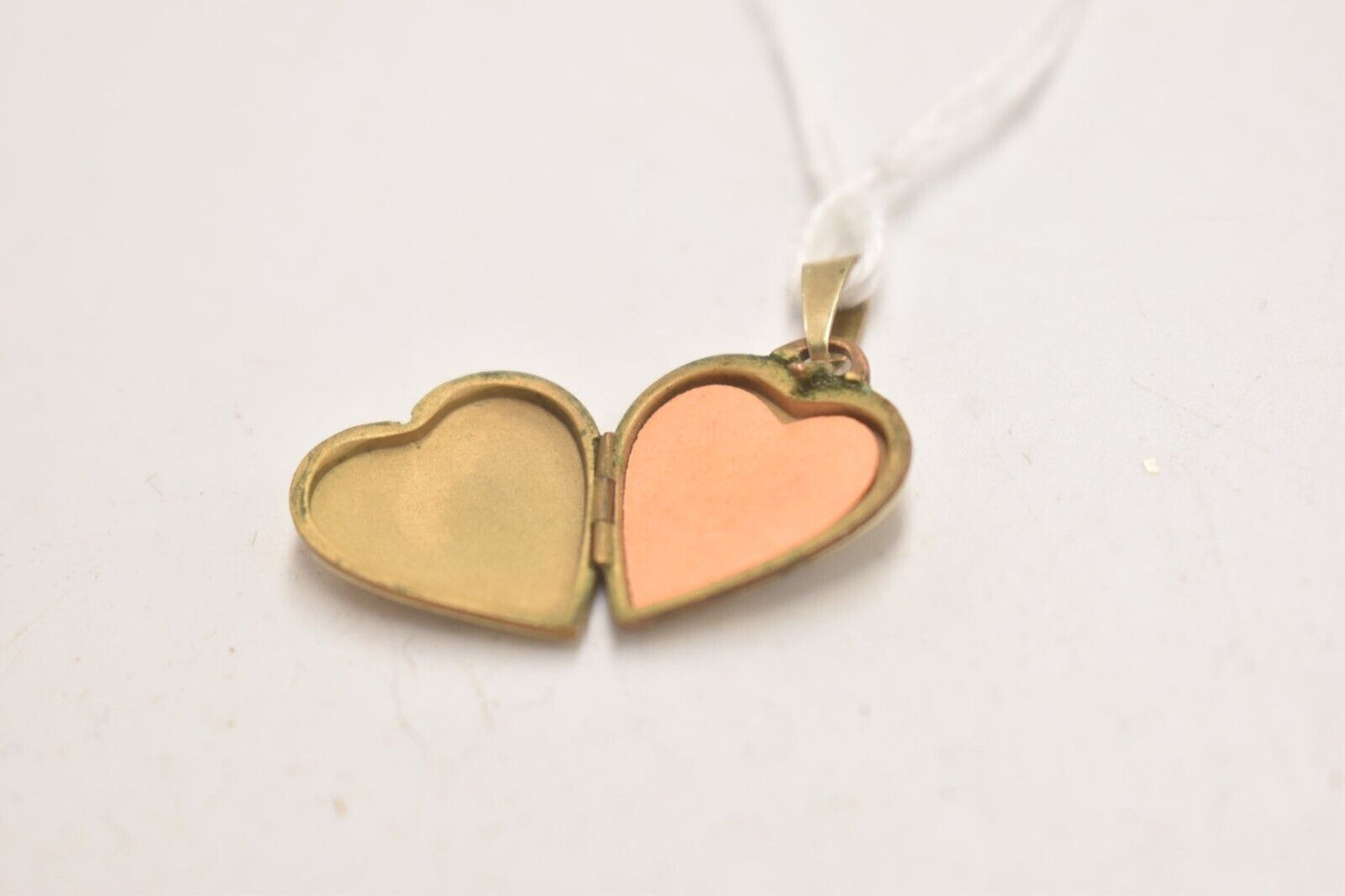 Antique 9ct Rolled Gold Heart Locket Pendant