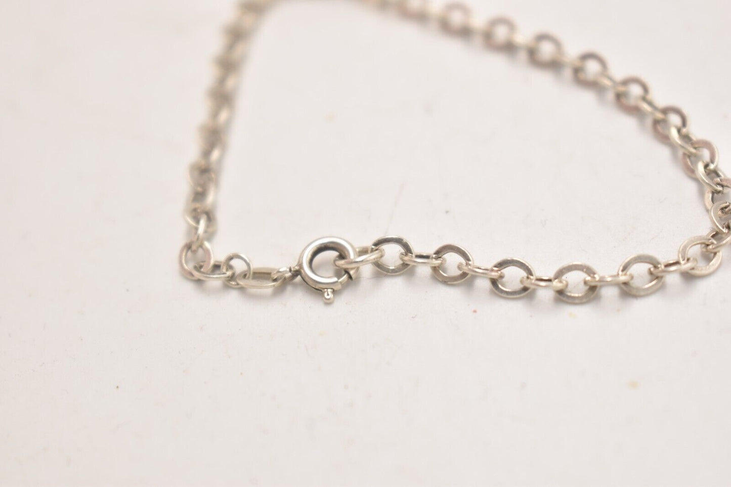 Vintage Silver 835 Curb Chain Bracelet – 18cm