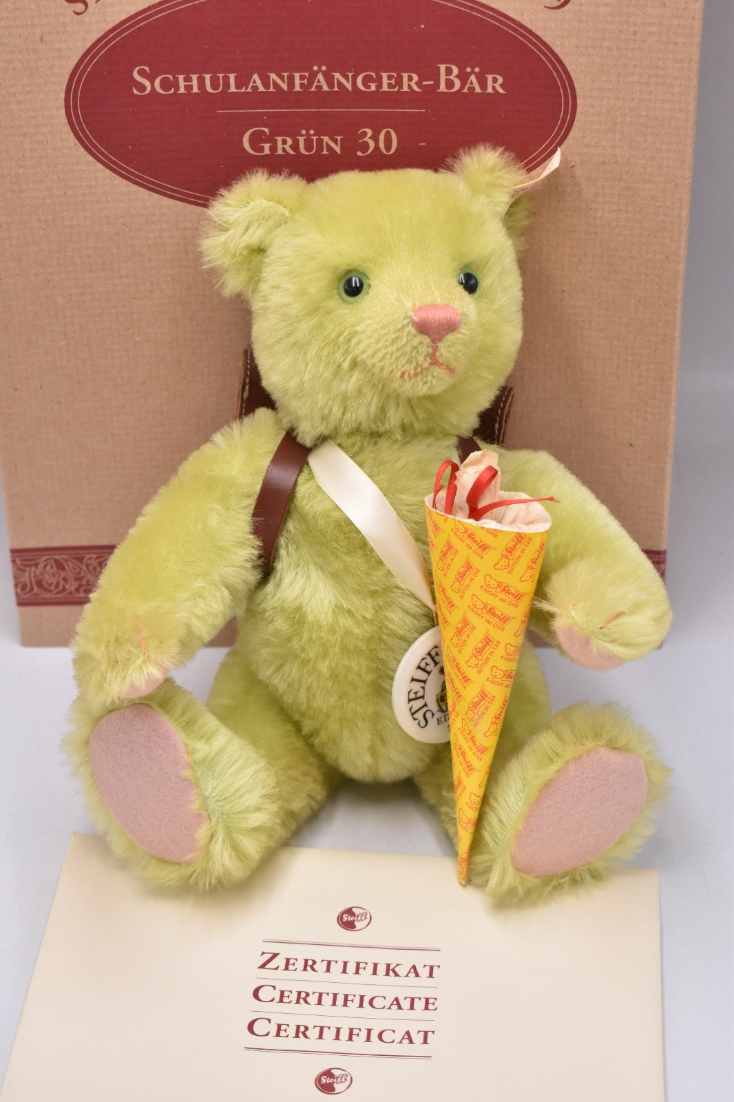 Steiff School Starter Teddy Bear – Limited Edition 420139 – Boxed with Cert