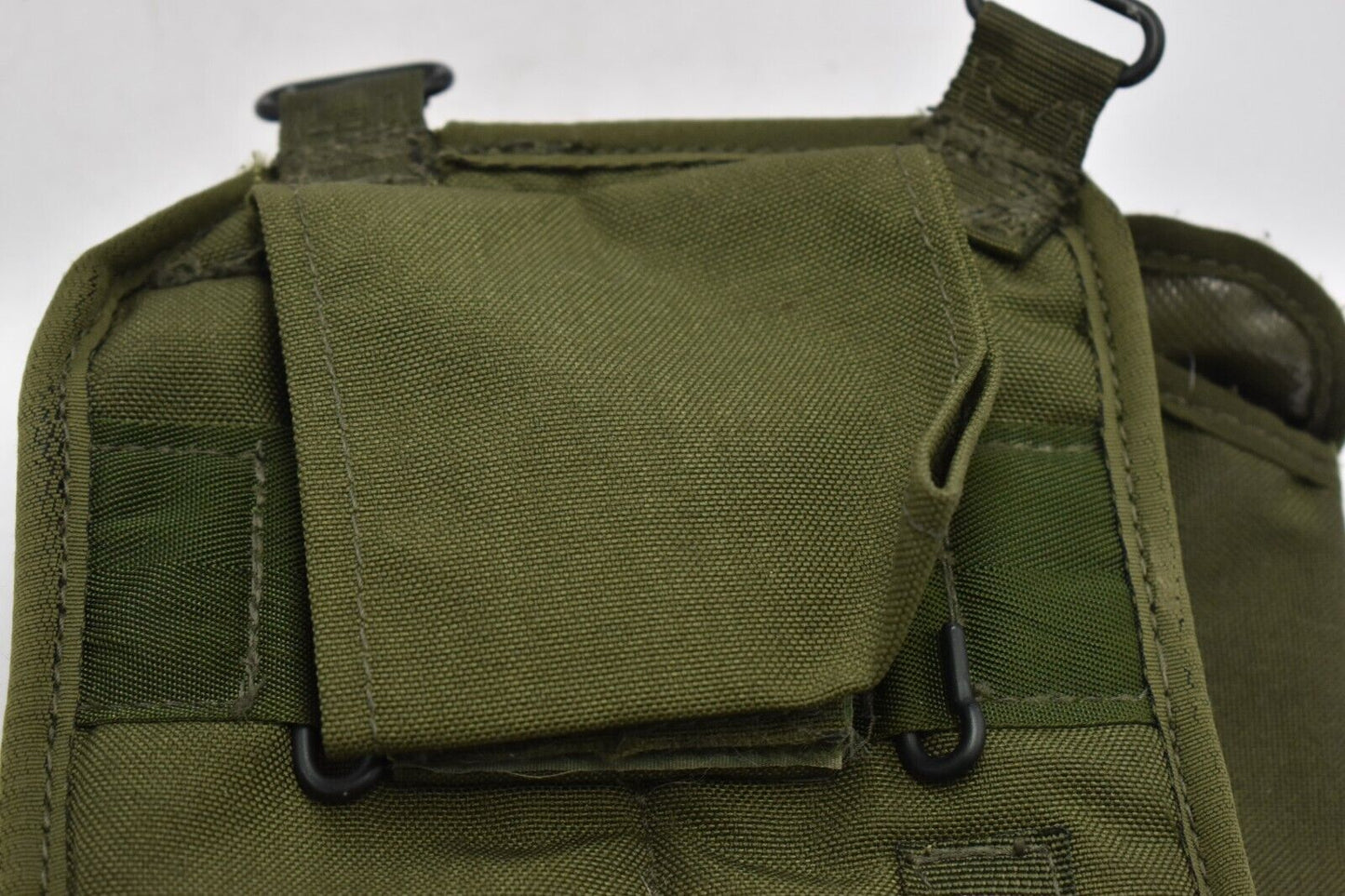British Army Olive Green PLCE Double Ammunition Pouch – Drop Loop