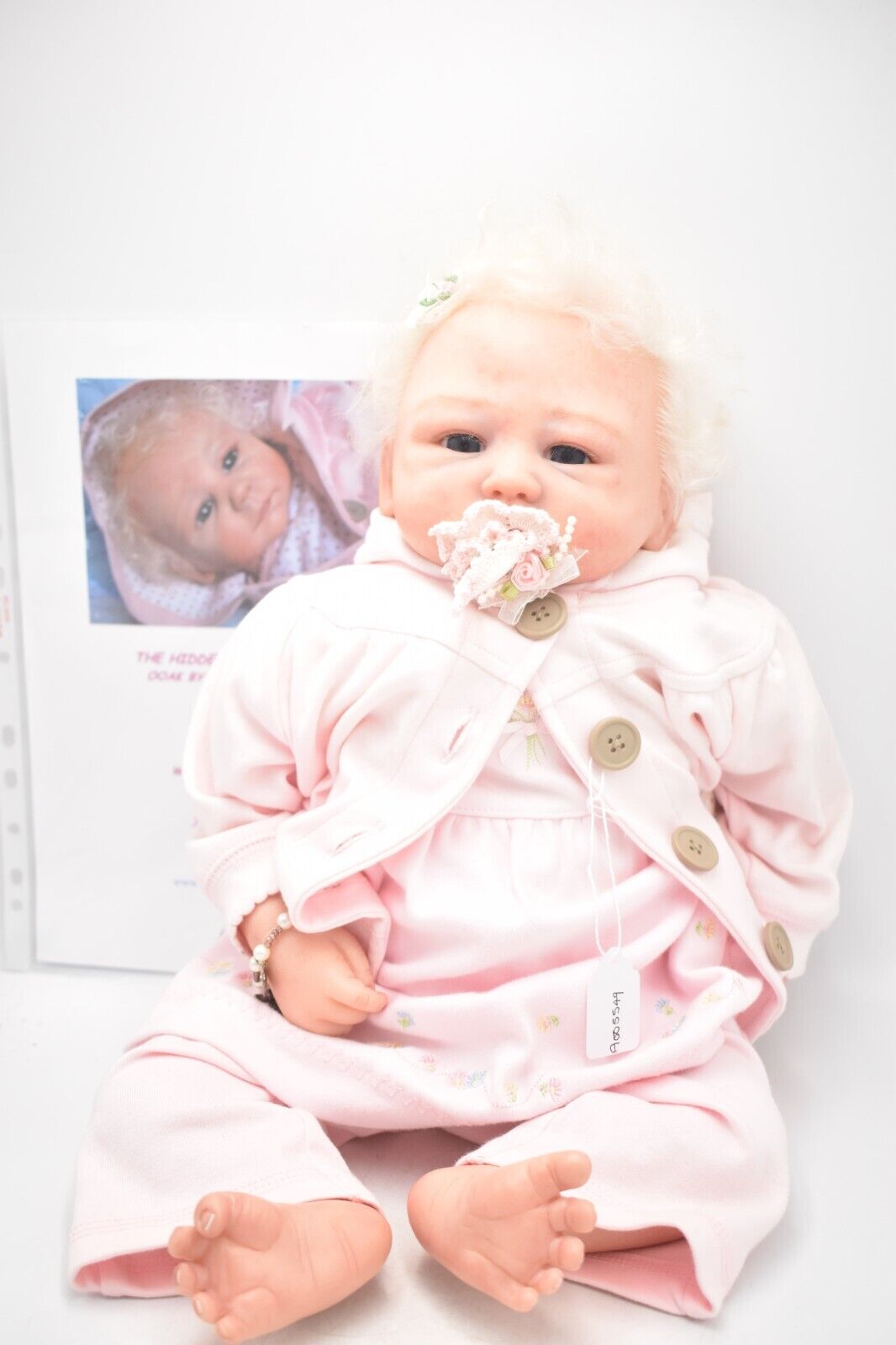 Reborn Baby Malin OOAK by Fiorenza Biancheri Life-Like Doll 20"