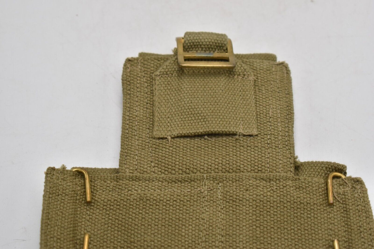 British Army WWII 37 Pattern Triple Ammunition Pouch – Lee Enfield, Dated 1943