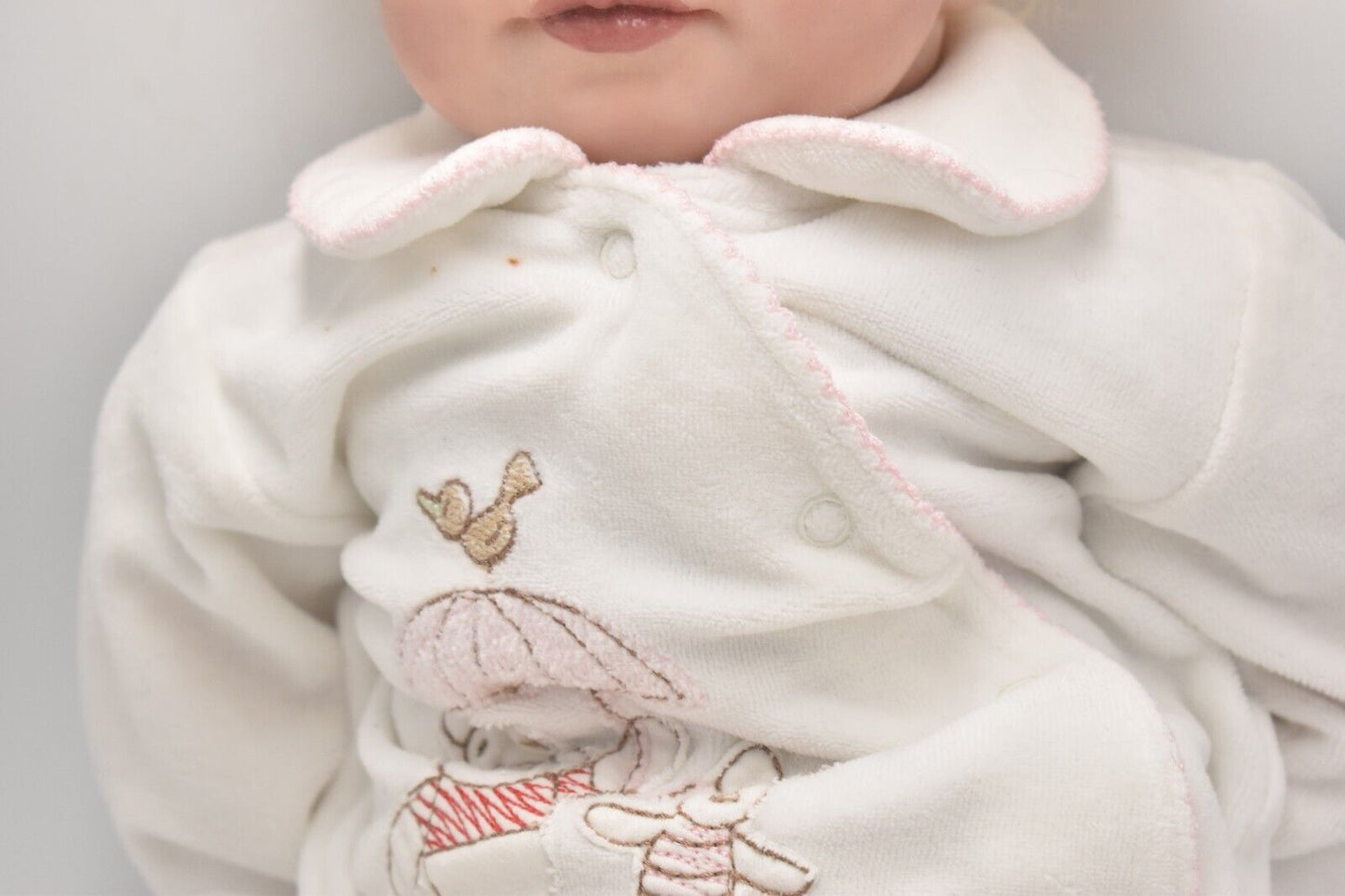Reborn Baby Girl Doll – Molly, Weighted & Artist Finished with Hand-Rooted Hair (58cm)