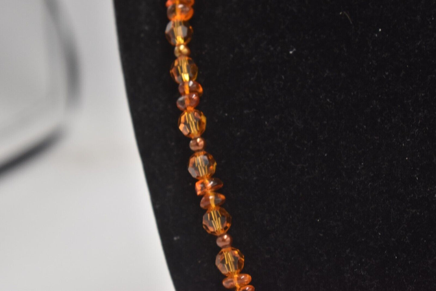 Vintage 925 Sterling Silver & Beaded Baltic Amber Necklace – 56.5cm, 31.9g