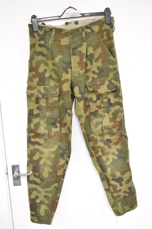 Polish Army WZ93 Woodland Camouflage Combat Trousers – W32" L30", Military