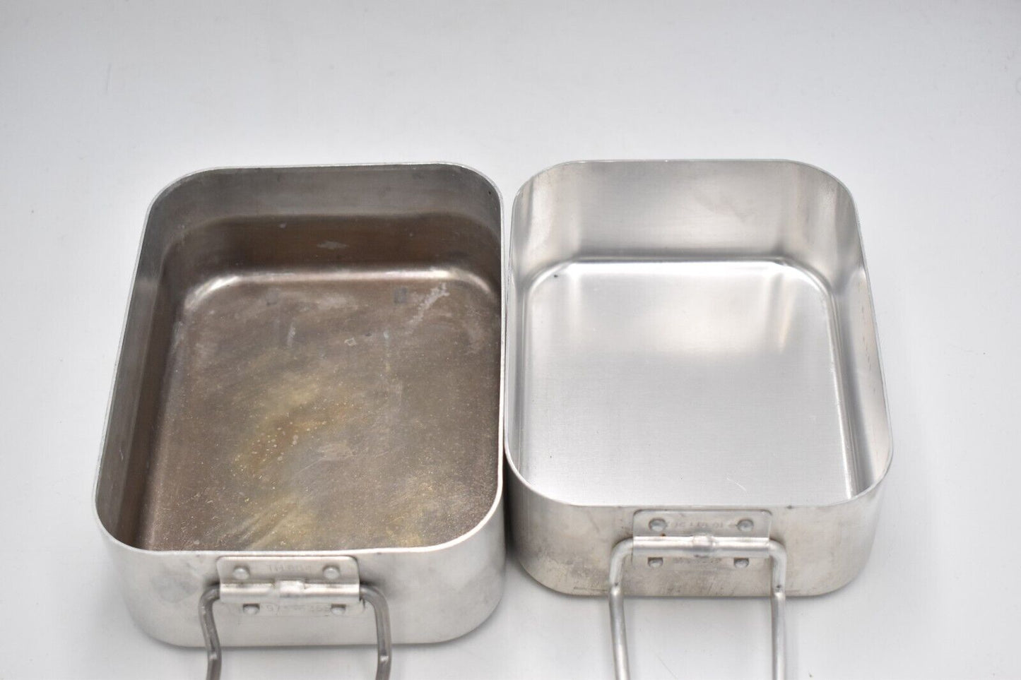 British Army Mess Tins Metal Ration Cooking Set
