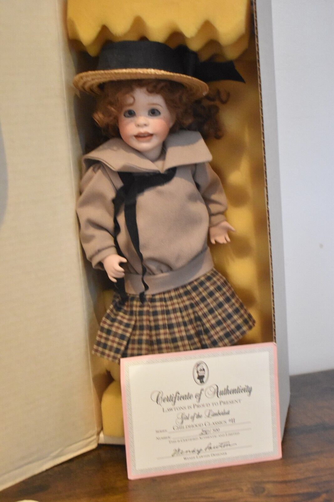 Vintage Wendy Lawton Porcelain Doll – Girl of the Limberlost – Limited Edition