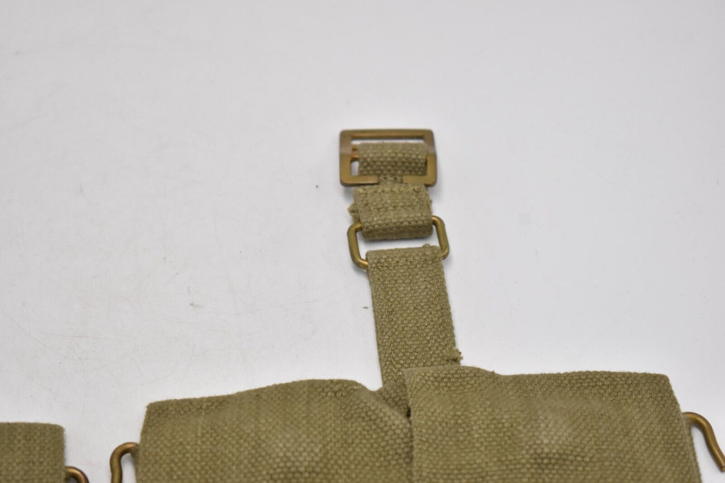 Belgian Army 1953 Dated Double Ammunition Pouches – Original Military Webbing