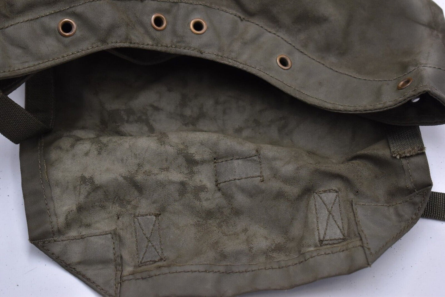 British Army 1972 Trials Pattern Butt Pack Haversack Pouch – Olive Green PVC