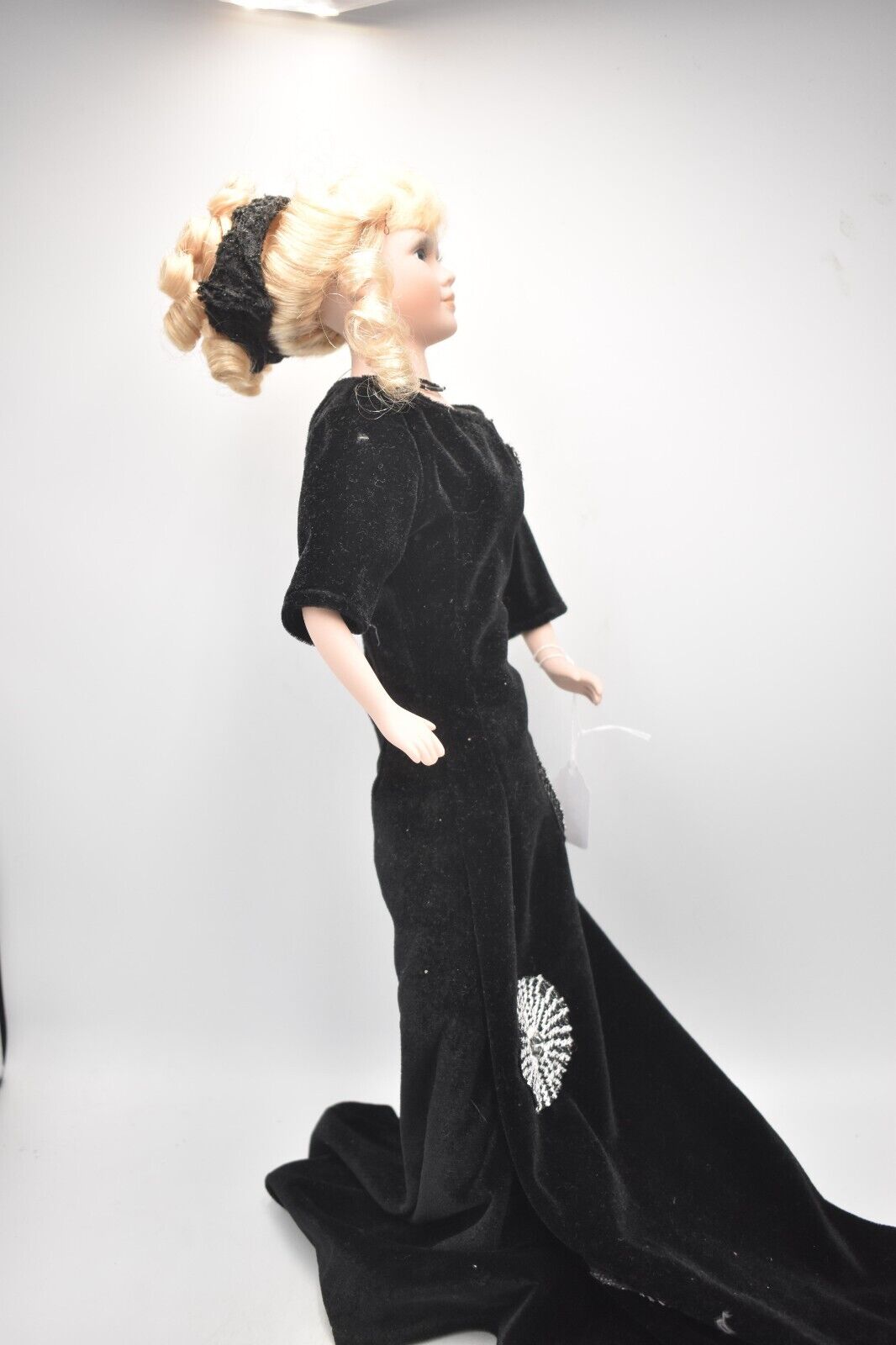Vintage Park Lane Collection Porcelain Doll – Limited Edition Black Ballgown