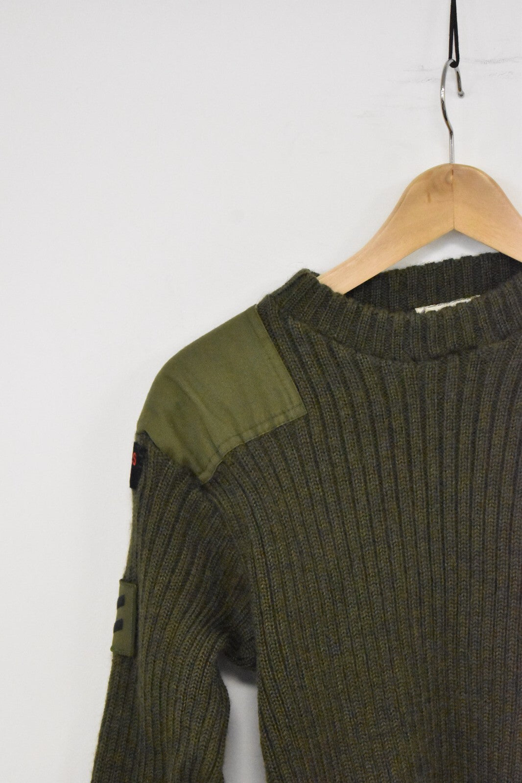 British Royal Marines Commando Green Wool Pullover Jumper – Size 2