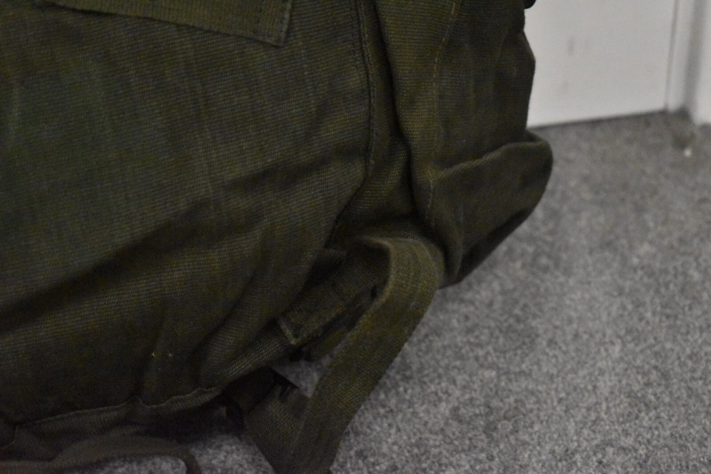 British Army 44 Pattern Large Pack Rucksack – Vinyl Lined, Dated 1974