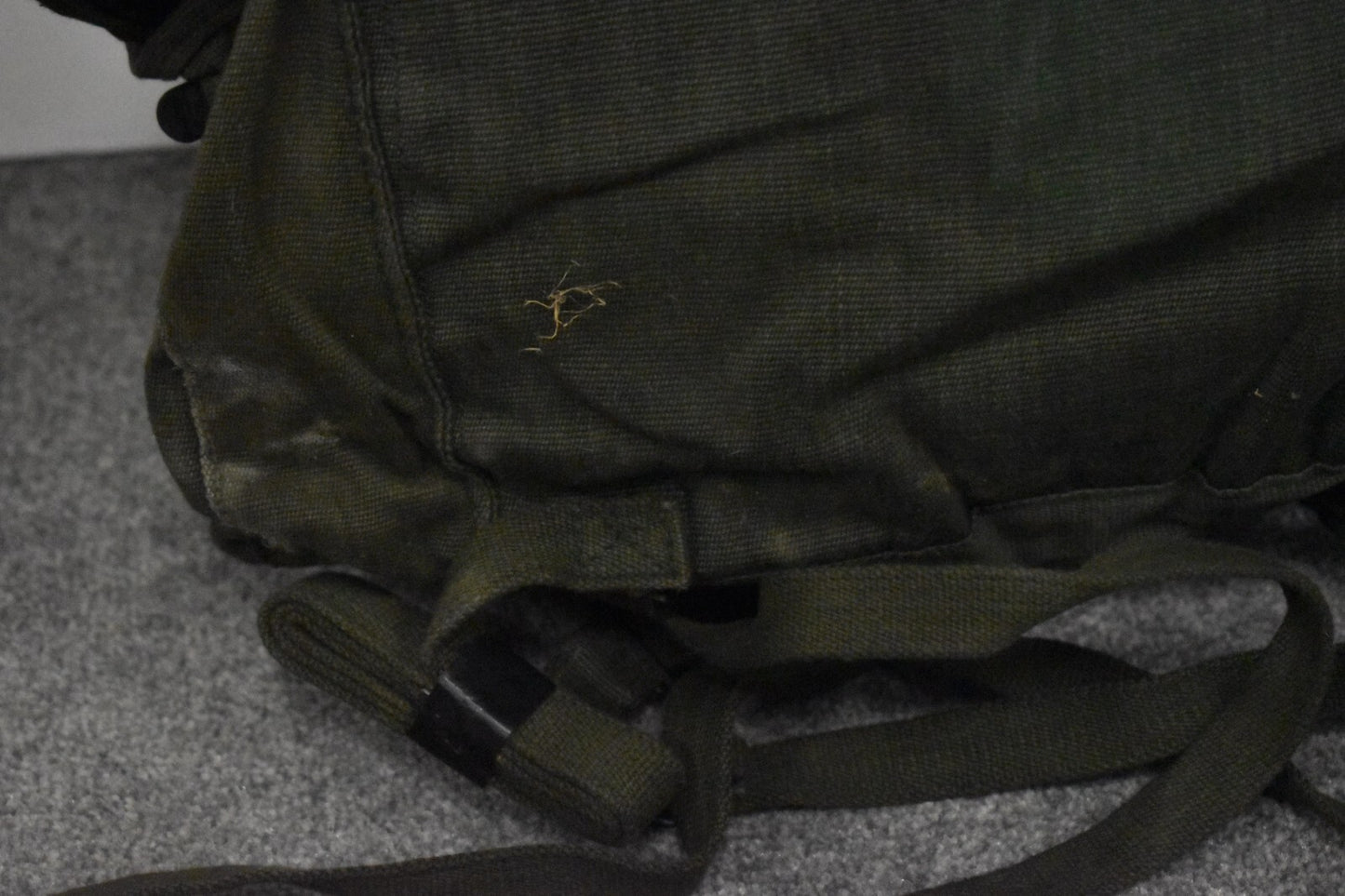 British Army 44 Pattern Large Pack Rucksack – Vinyl Lined, Dated 1974