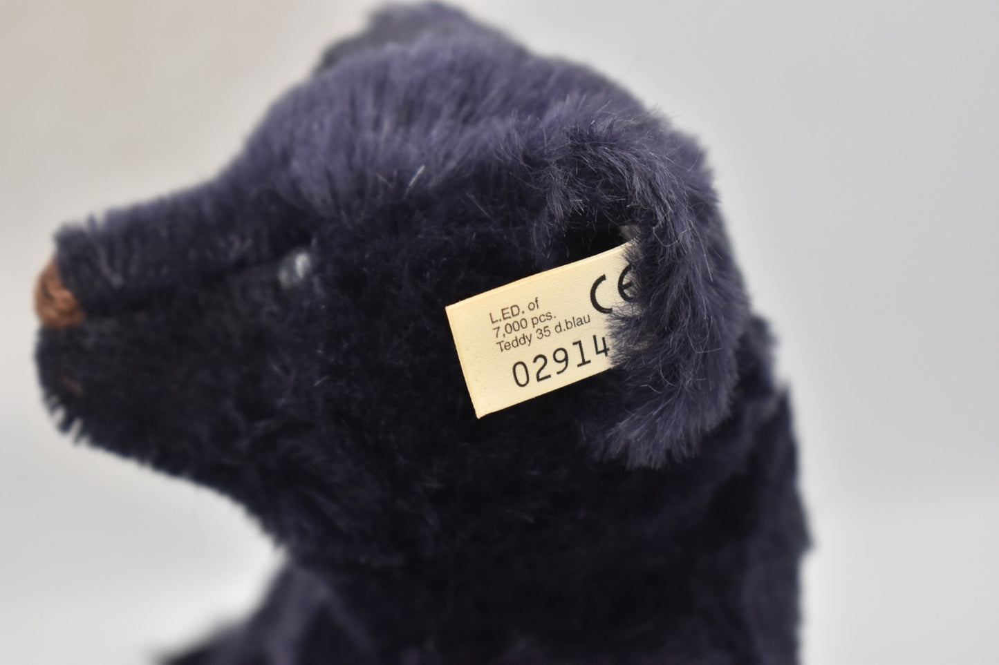 Steiff Dark Blue 1909 Replica Bear – 406508 – Limited Edition – Mohair