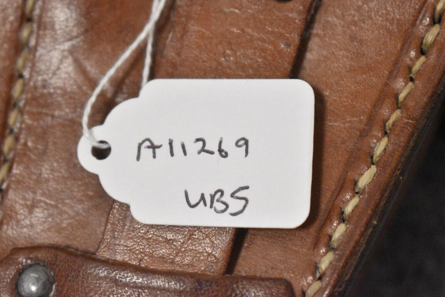 WWII German Army K98 Brown Leather Ammunition Pouch – Early War Luftwaffe