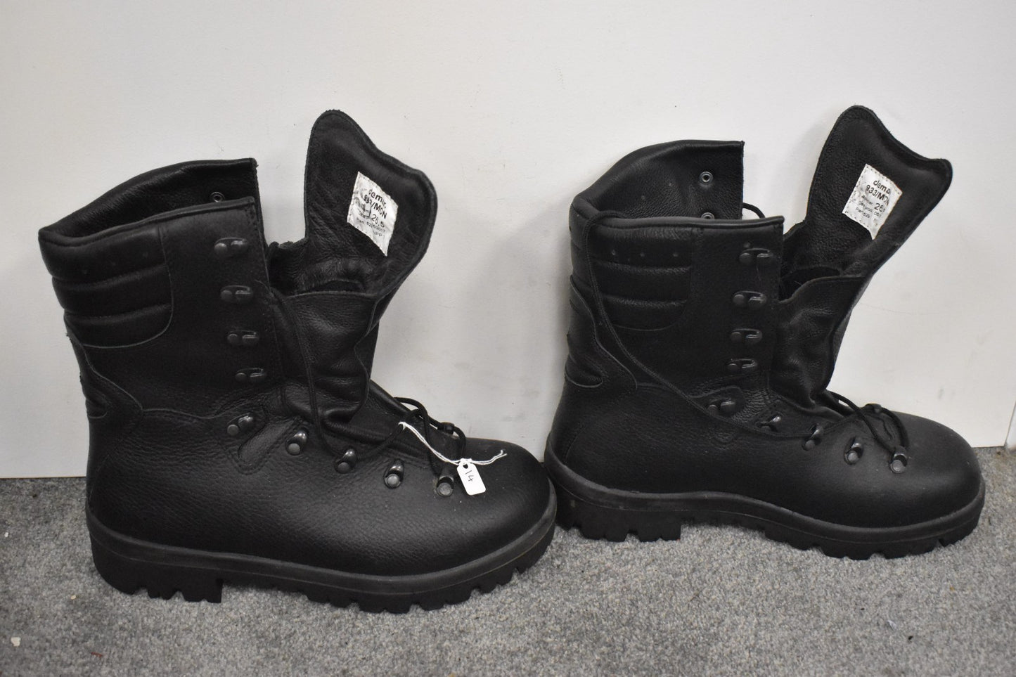 Polish Army Combat Field Winter Boots – Black Leather – UK Size 8