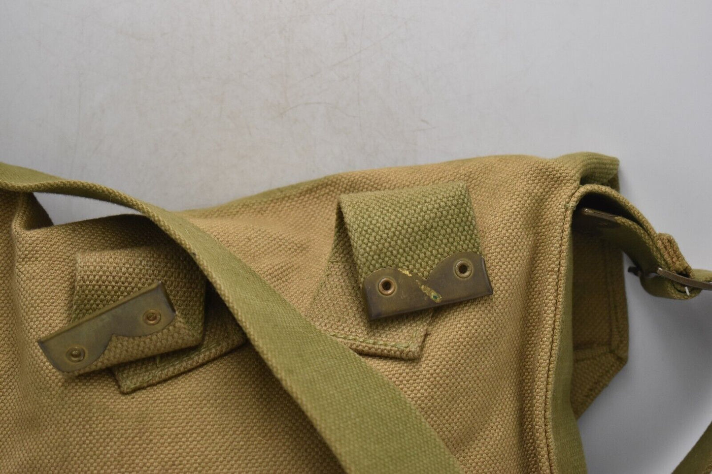 WW1 British Army 1908 Pattern Webbing Haversack – 1918 Dated Small Pack & Strap