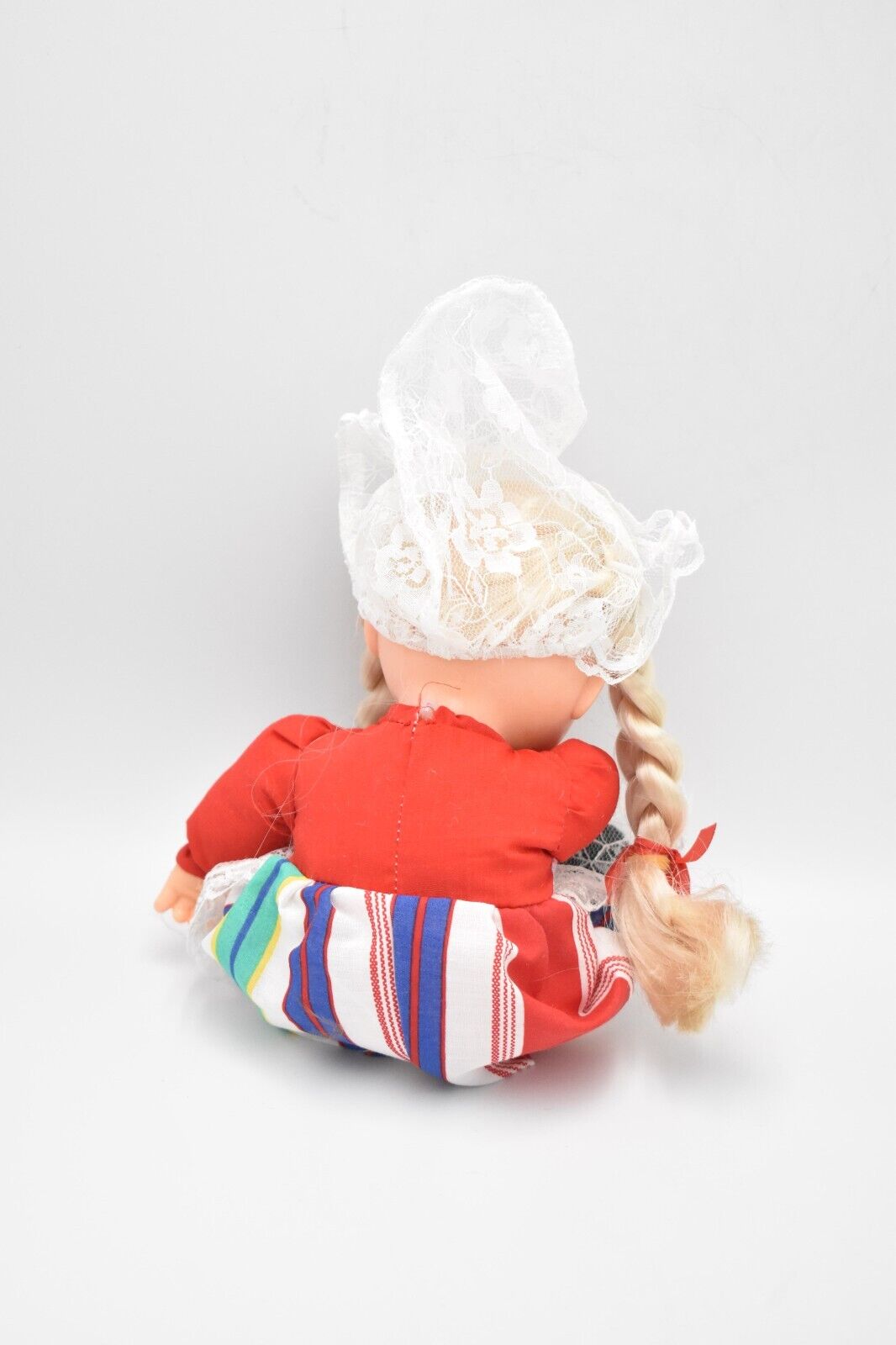 Vintage 1970's Thumb Sucking, Eyes Open and Close Doll Swiss Outfit, Soft Body