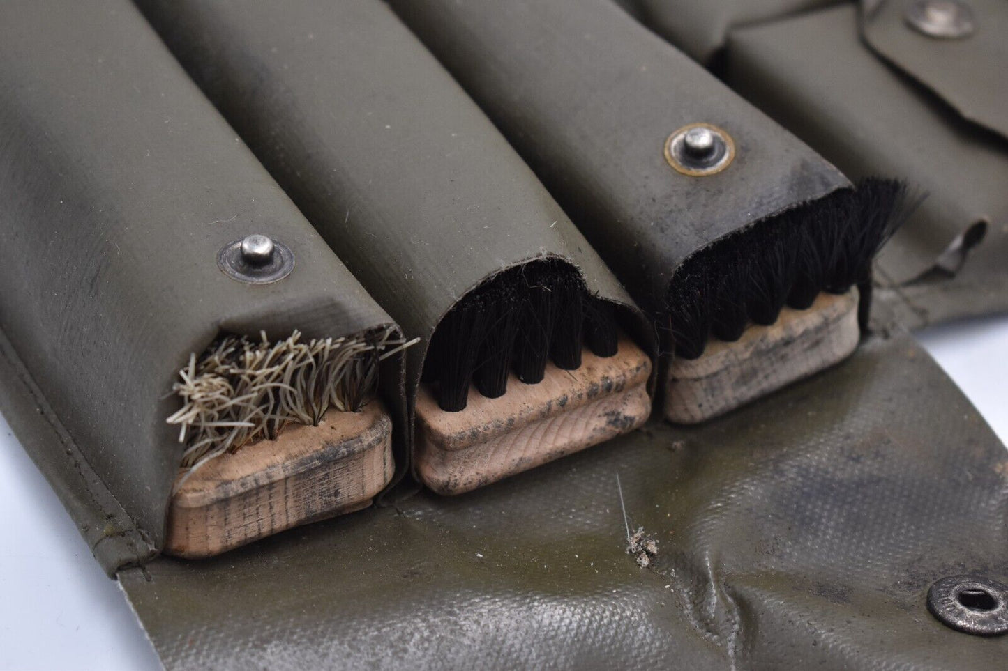 Vintage German Army Boot Care Brush Kit – Dated 1987