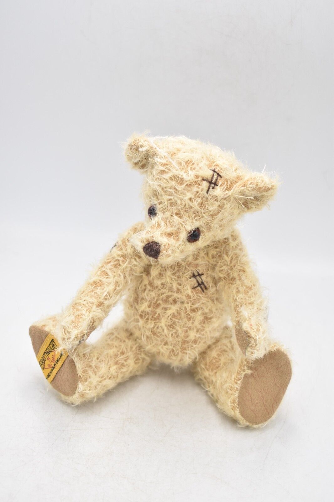Merrythought Stitches Mohair Teddy Bear - Limited Edition, Retired