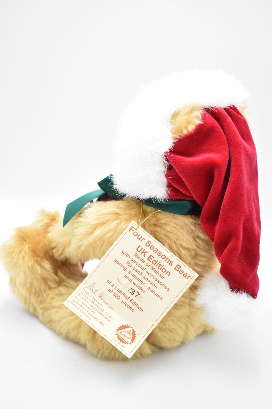 Hermann Four Seasons Teddy Bear – UK Limited Edition, Tagged & Retired