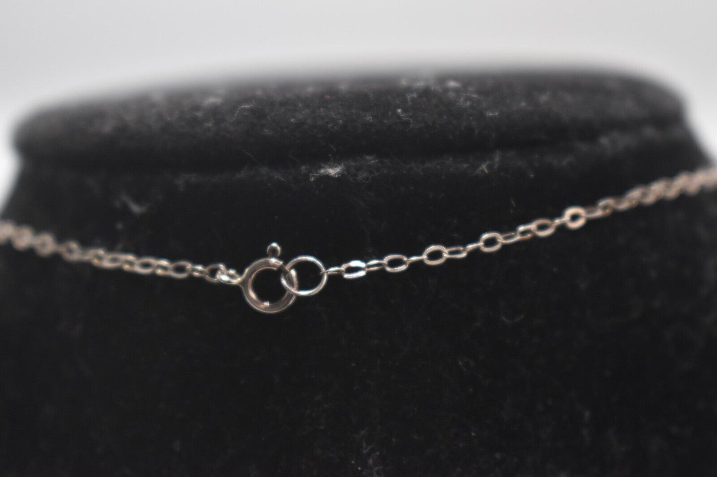 Vintage Sterling Silver 925 Necklace and Heart Locket Pendant 41cm