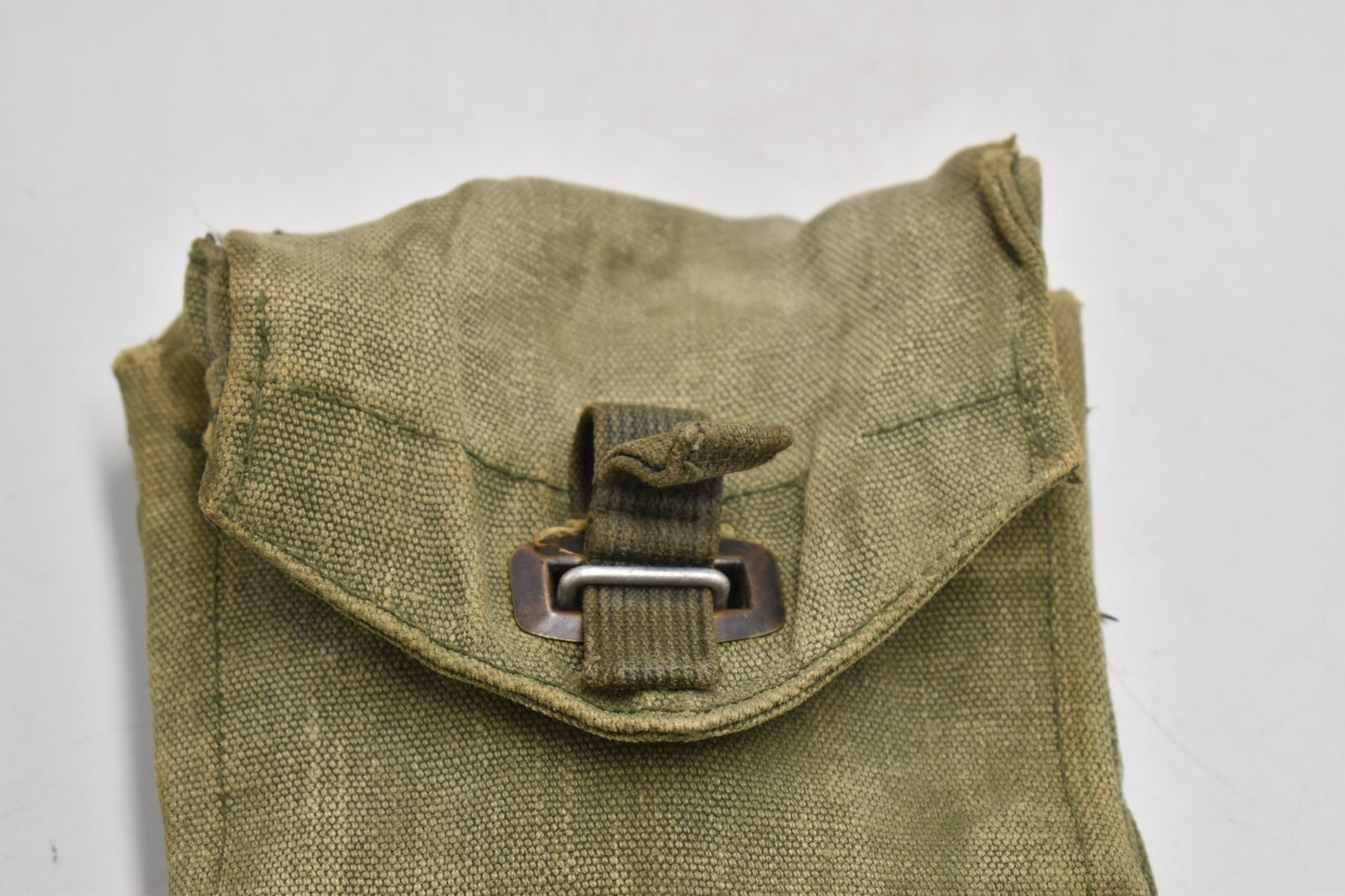 Vintage M39 Swedish Army Green Webbing Utility / Ammo Pouch – Military Surplus