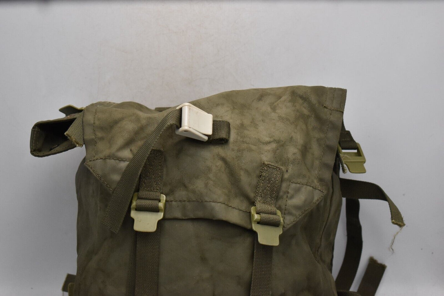 British Army 1972 Trials Pattern Butt Pack Haversack Pouch – Olive Green PVC
