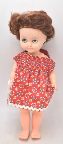 Vintage 1950's Rosebud Rubber Toddler Doll – Made in England, 30cm