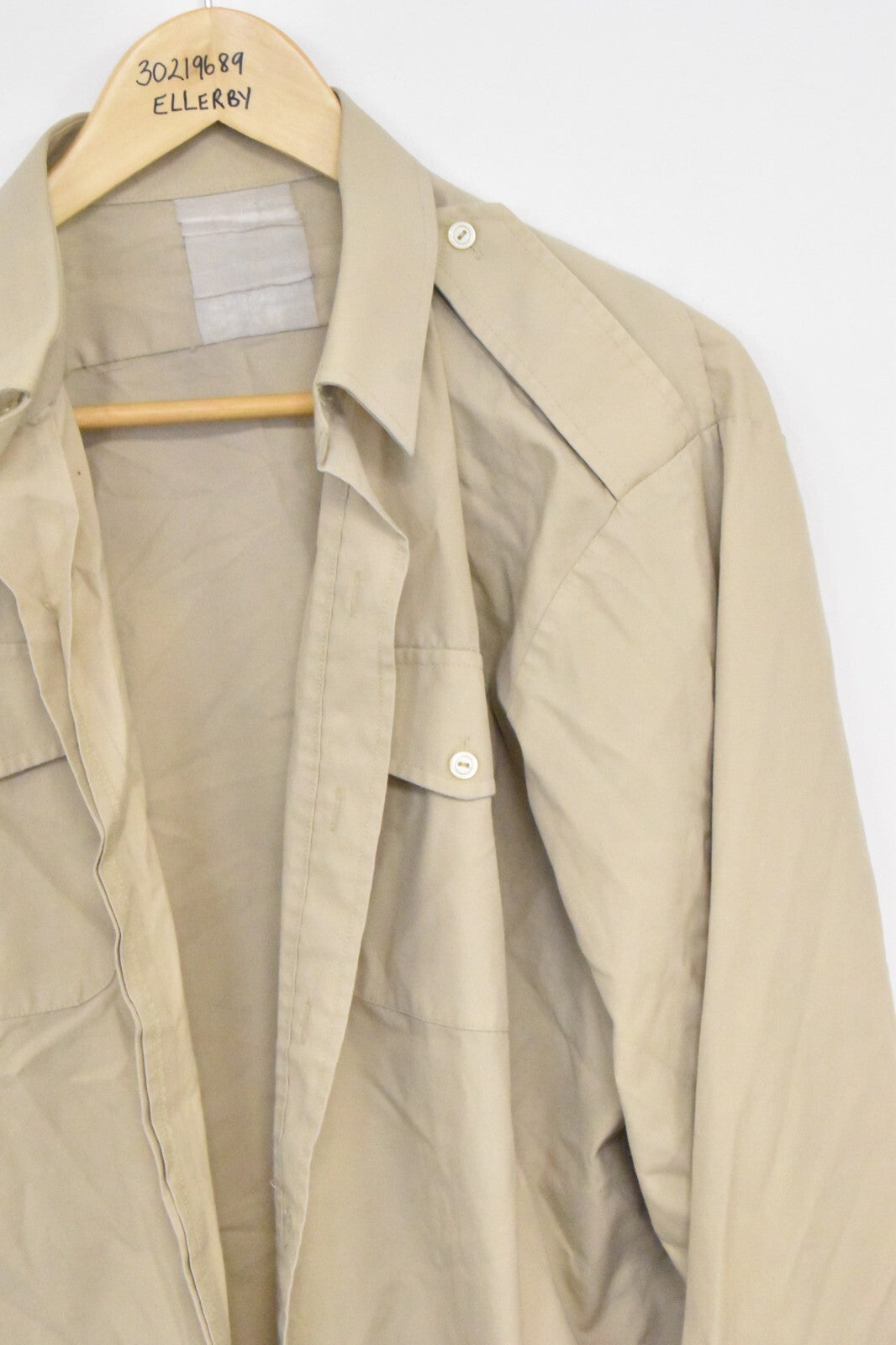 British Army No.2 Fawn Dress Parade Shirt Chest 46" Military Uniform