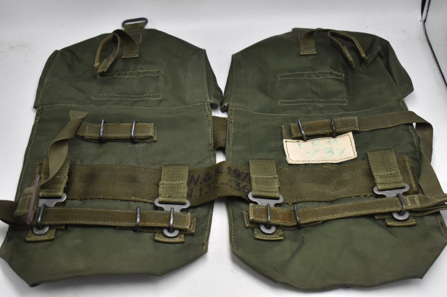 British Army 58 Pattern MKII Nylon/Butyl Trials Kidney Pouches