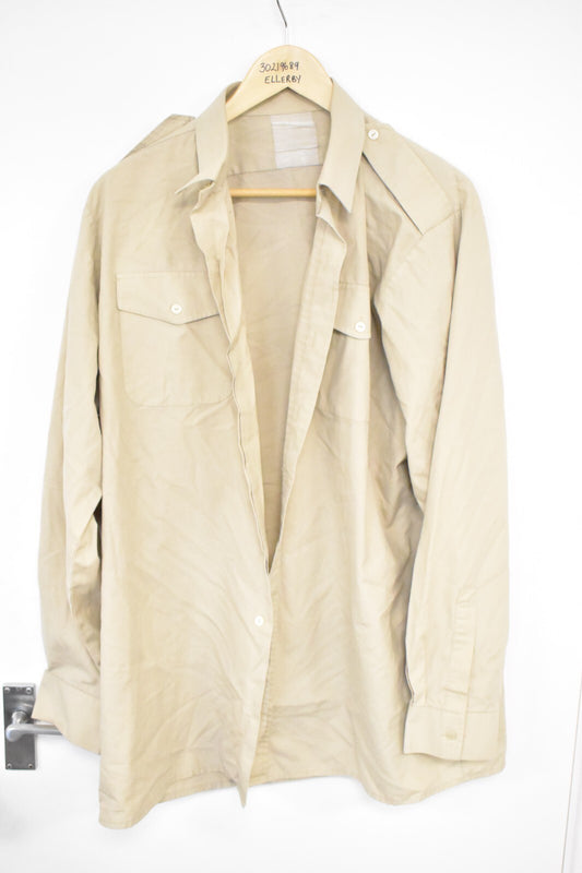 British Army No.2 Fawn Dress Parade Shirt Chest 46" Military Uniform