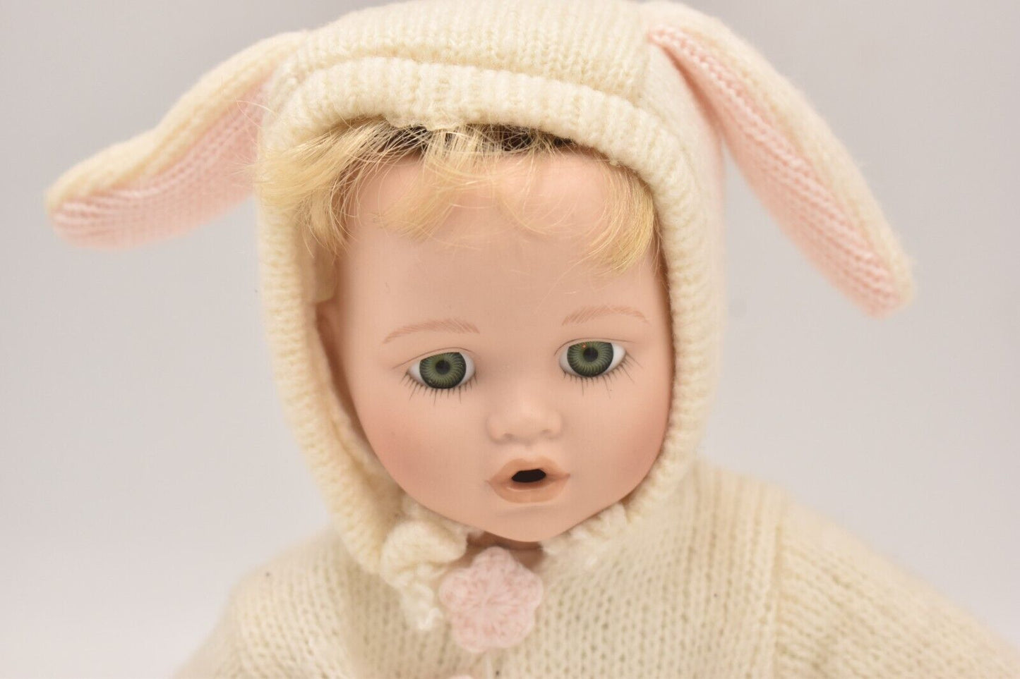 Vintage Sue Wilson Artist Porcelain Doll – Bonny Rabbit – 22cm