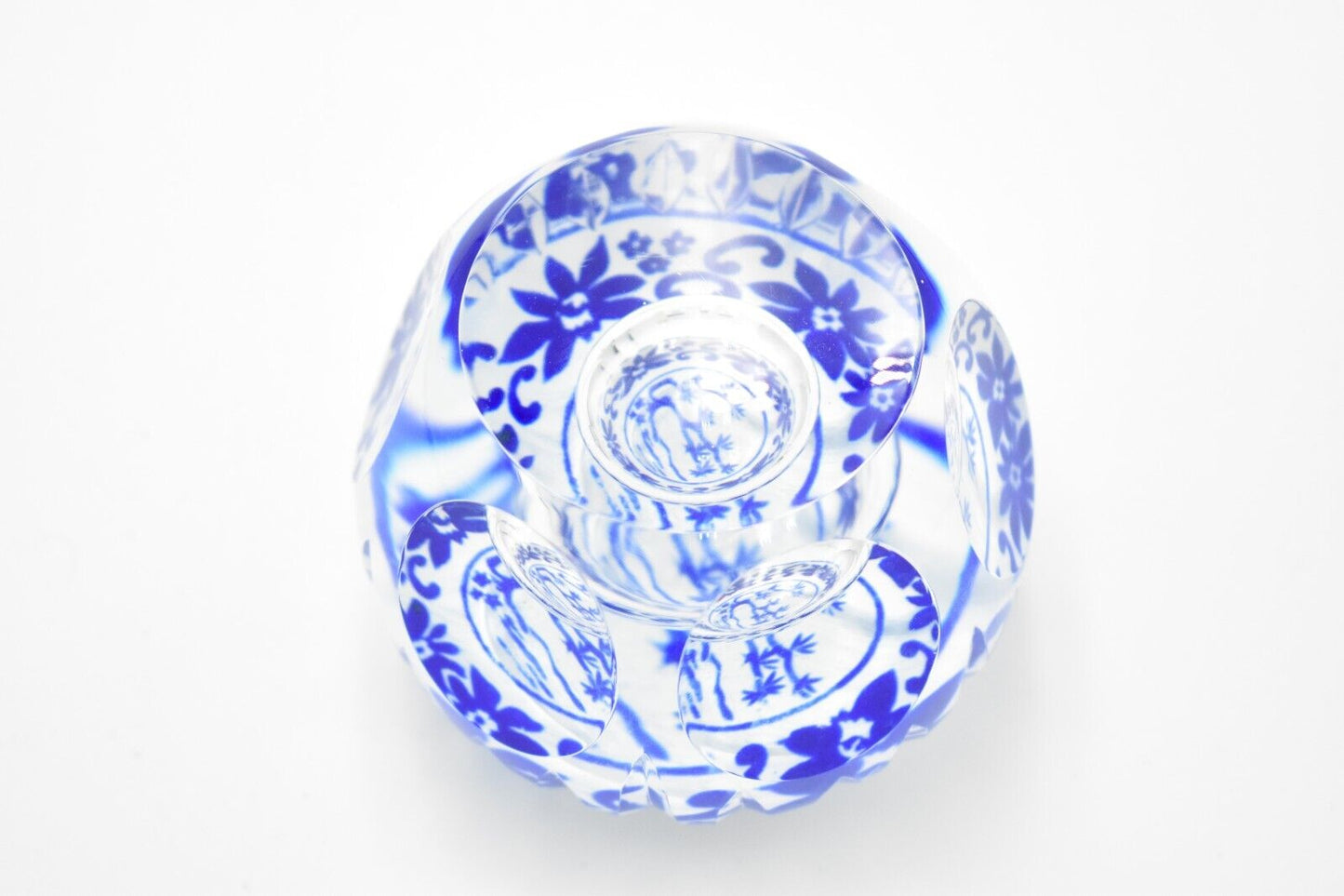 Caithness Paperweight Piatto Azzurro Magnum - Limited Edition by Helen MacDonald