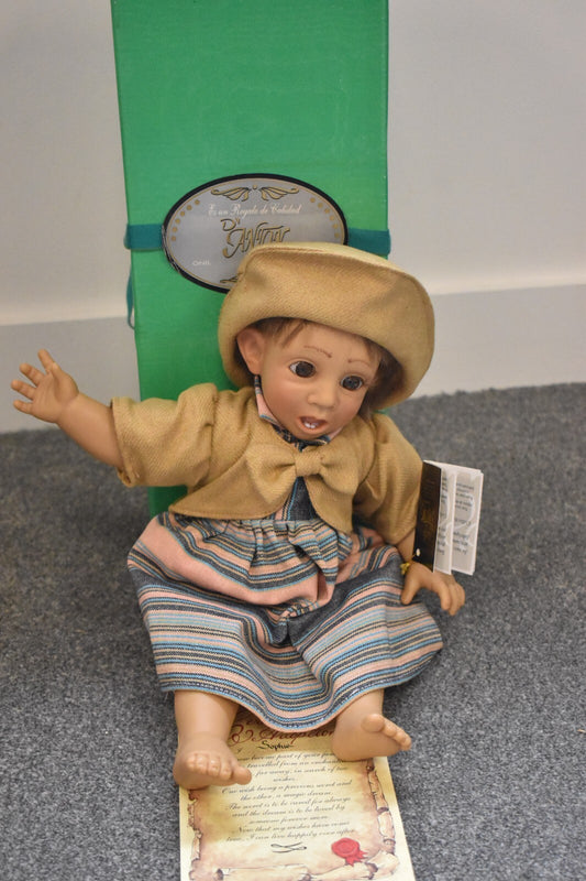 Vintage D'Anton Jos Sophie Girl Doll – Hard Plastic Life Like Doll Collectible