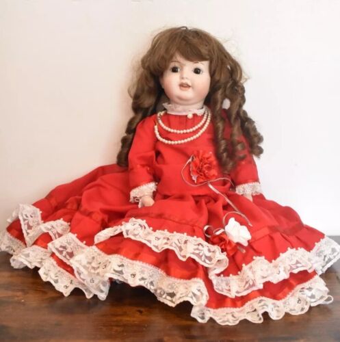 Vintage Reproduction Hilda Bisque Doll – Simon & Halbig K*R, 58cm