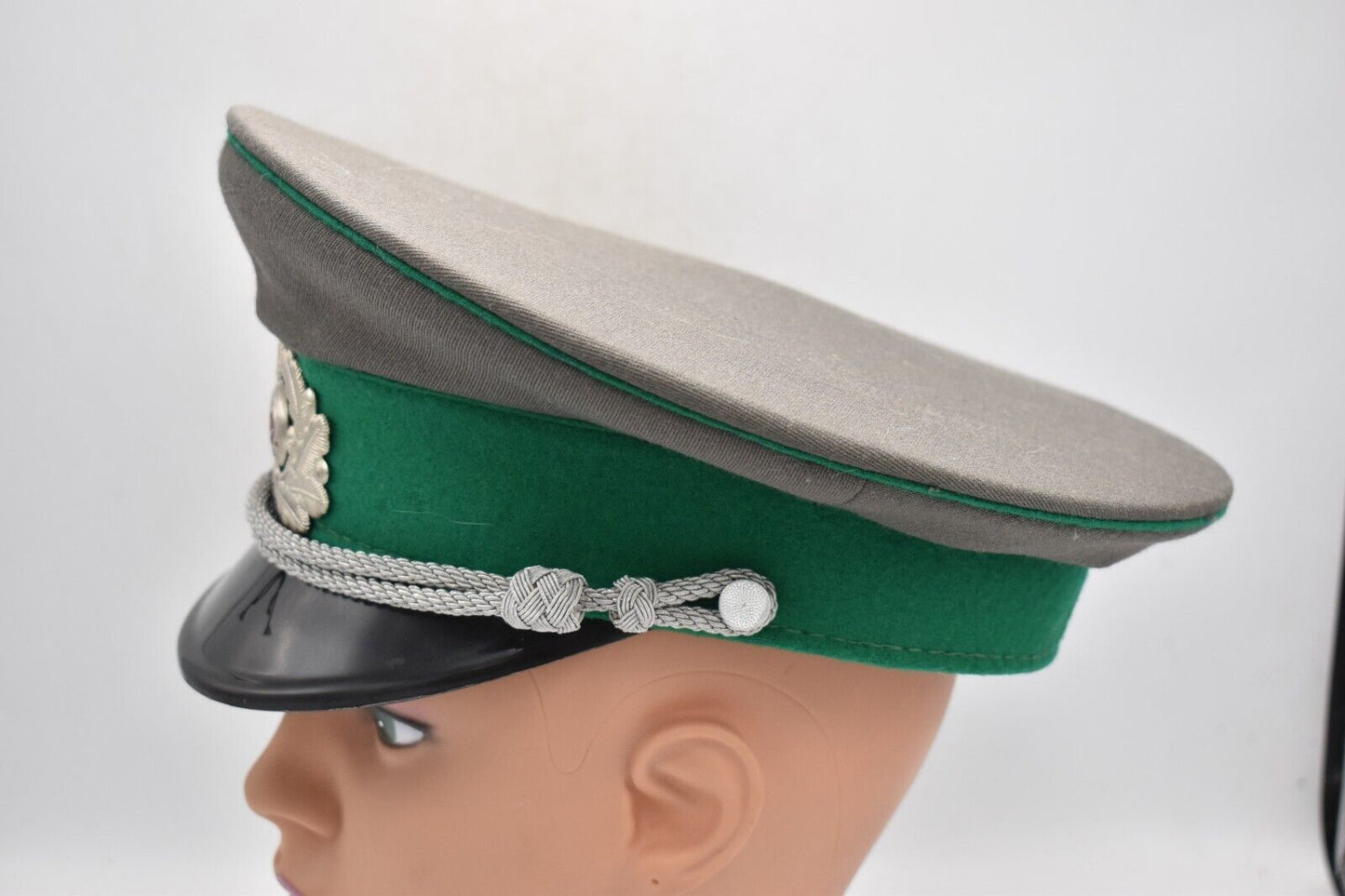 Vintage NVA East German Border Guard Visor Cap – Size 57, Good Condition
