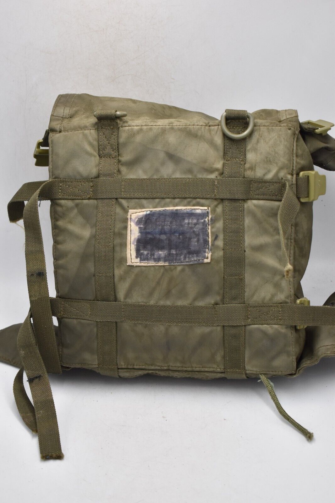 British Army 1972 Trials Pattern Butt Pack Haversack Pouch – Olive Green PVC