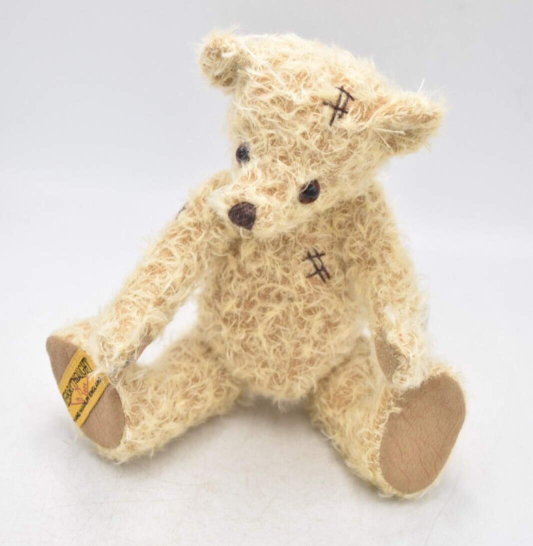 Merrythought Stitches Mohair Teddy Bear - Limited Edition, Retired