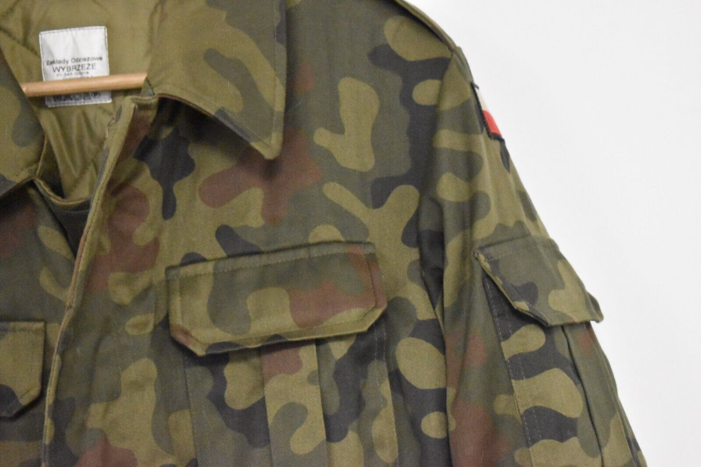 Polish Army WZ93 Pantera Woodland Camo Jacket Parka – Removable Liner, Chest 44"