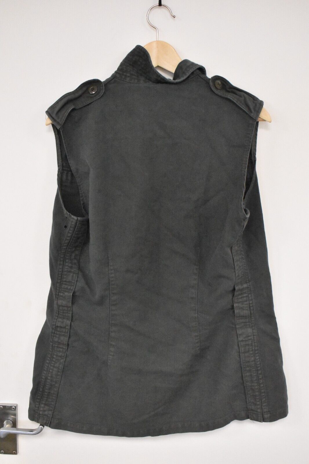 German Army Moleskin Cotton Sleeveless Shirt Vest Jacket – 38" Chest, Military