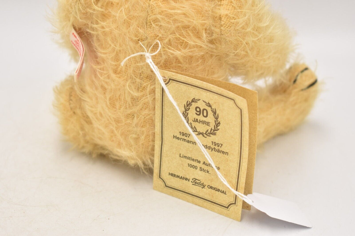Hermann 90 Years Teddy Bear Limited Edition – Retired & Tagged