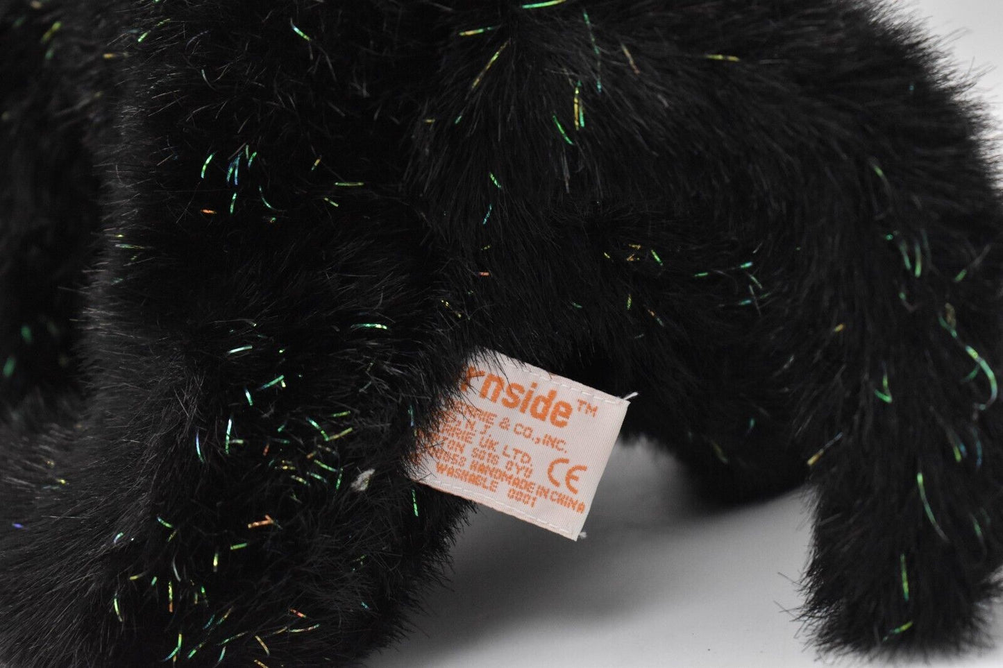 Russ Berrie Burnside Black Cat – Retired & Tagged Plush Soft Toy