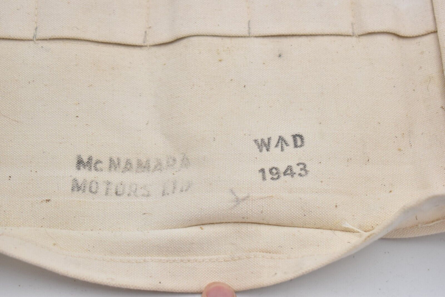 British Army WWII Canvas Tool Roll Dated 1943 – McNamara Motors LTD