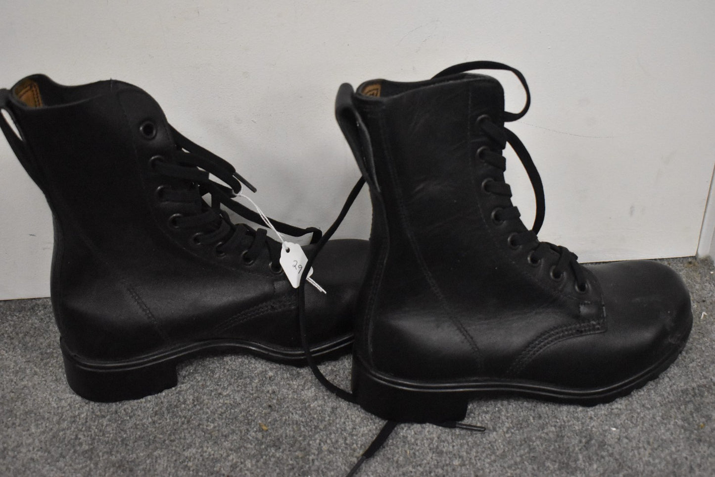 British Army DMS High Leg Leather Combat Boots – UK Size 4