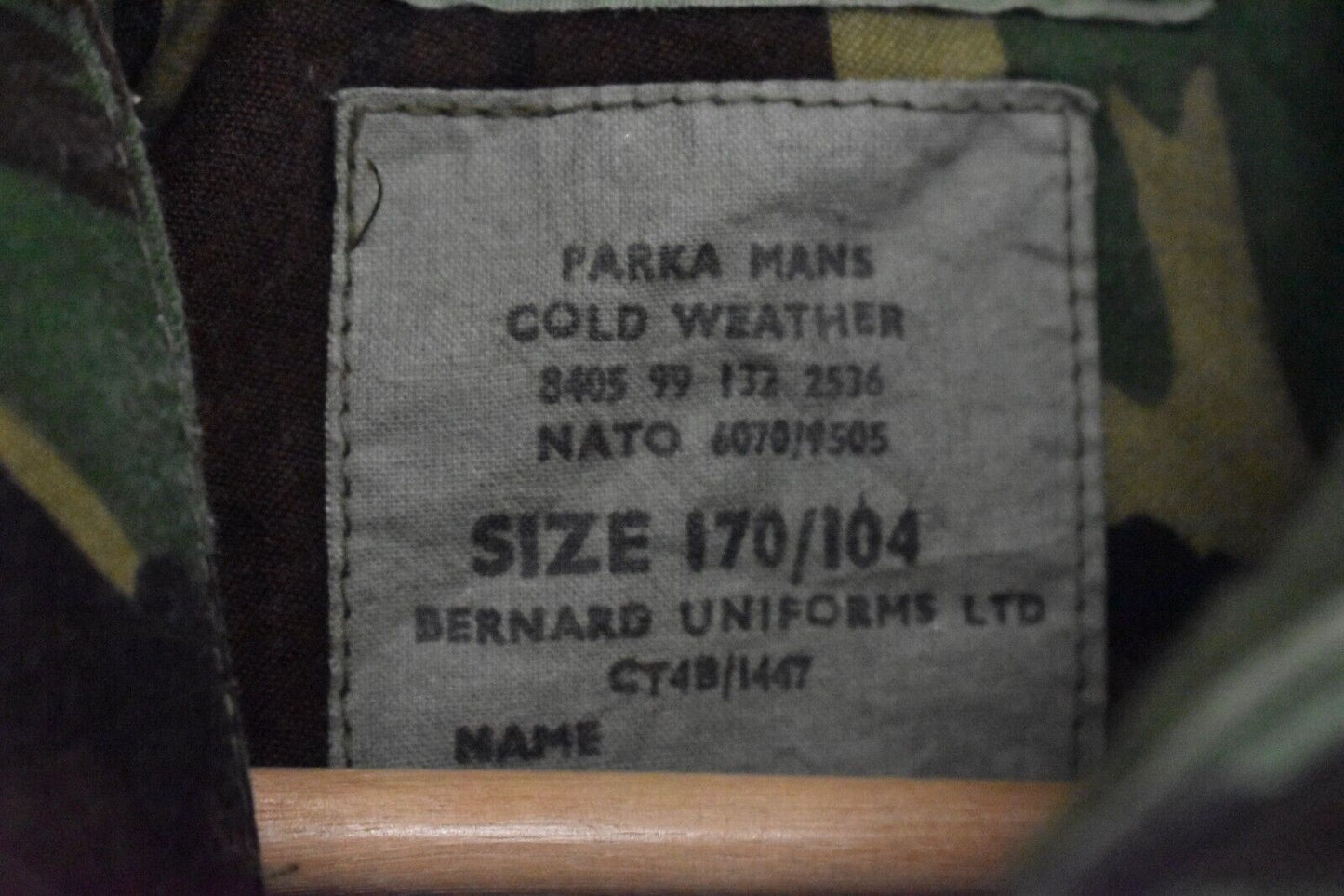 British Army Falklands Cold Weather Parka Jacket – Size 170/104