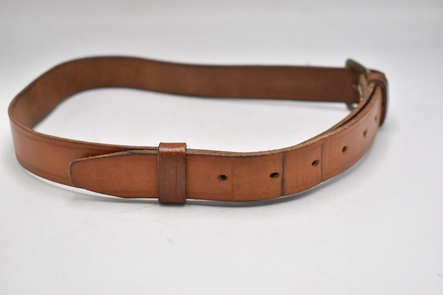 Czech Army Leather Trouser Belt – 34" Dated 1959