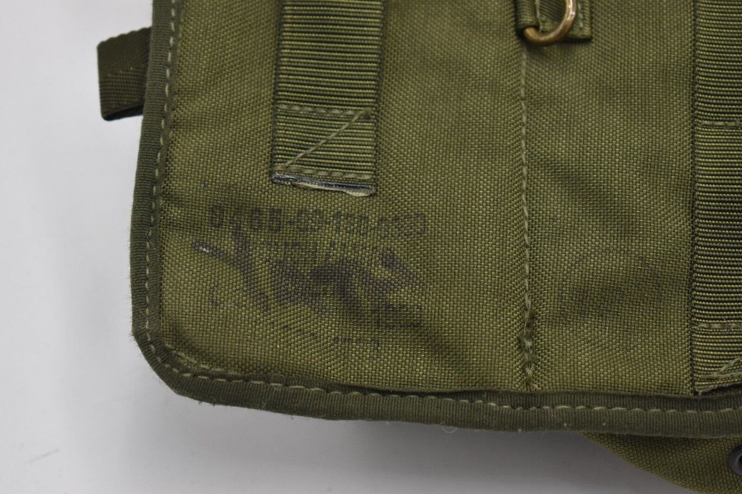 British Army Olive Green PLCE Right Hand Double Ammunition Pouch